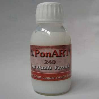 Ponart Su Bazlı Vernik 100 ml. - 1