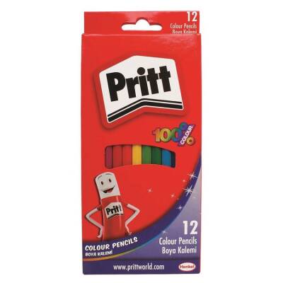 Pritt Boya Kalemi 12 Renk Karton Kutu - 1