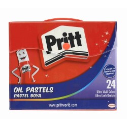 Pritt Pastel Boya 24 Renk Çantalı - 1