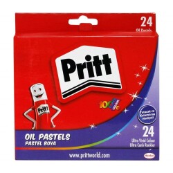 Pritt Pastel Boya 24 Renk Karton Kutu - 1