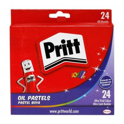 Pritt Pastel Boya 24 Renk Karton Kutu - 1