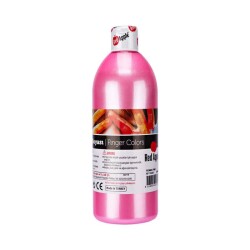 Red Apple Metalik Parmak Boyası 500 ml. Pembe - 1