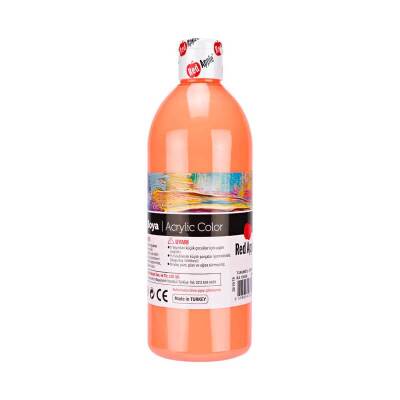 Red Apple Neon Akrilik Boya 500 ml Turuncu - 1