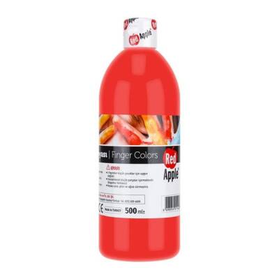 Red Apple Parmak Boyası 500 ml. KIRMIZI - 1