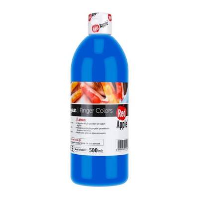 Red Apple Parmak Boyası 500 ml. MAVİ - 1