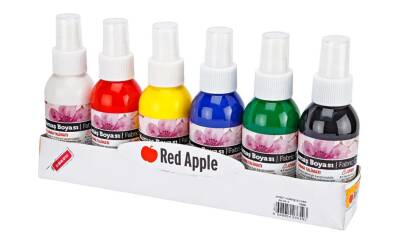 Red Apple Sprey Kumaş Boyası 6 Renk x 100 ml - 1