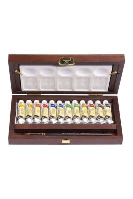 Rembrandt Tüp Sulu Boya Seti Ahşap Kutu 12x10ml 05840015 - 1