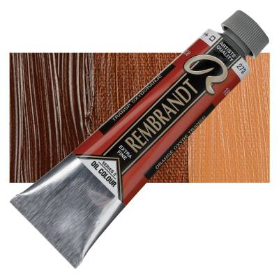 Rembrandt Yağlı Boya 40 ml. 273 Transparent Oxide Orange - 1