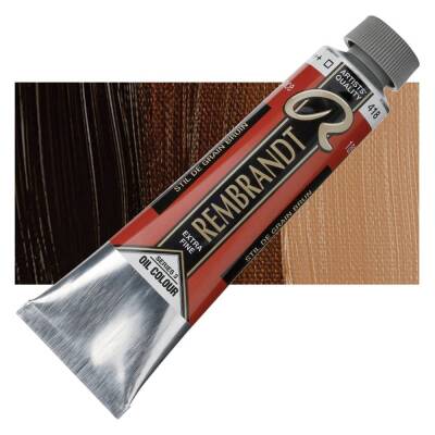 Rembrandt Yağlı Boya 40 ml. 418 Stil De Grain Brown - 1