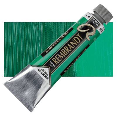 Rembrandt Yağlı Boya 40 ml. 619 Permanent Green Deep - 1
