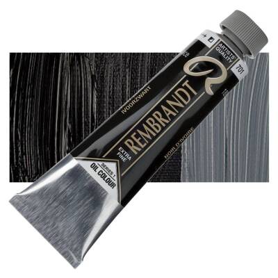 Rembrandt Yağlı Boya 40 ml. 701 Ivory Black - 1