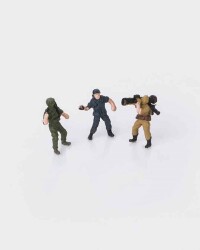 Renkli Askeri İnsan Figürleri 1/50 2 Adet - Eshel