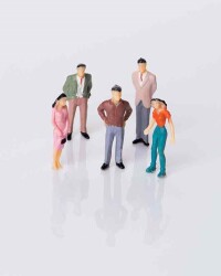 Renkli İnsan Figürü 1/100 6 Adet - Eshel