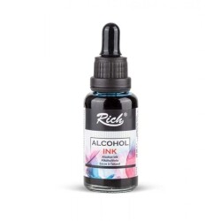 Rich Alcohol Ink Alkol Bazlı Mürekkep 30 ml AÇIK MAVİ - 1