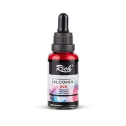 Rich Alcohol Ink Alkol Bazlı Mürekkep 30 ml KIRMIZI - 1