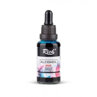 Rich Alcohol Ink Alkol Bazlı Mürekkep 30 ml TURKUAZ - 1