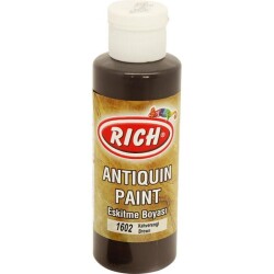 Rich Antiquing Paint Eskitme Ahşap Boyası 120 cc. 1602 Kahverengi - 1