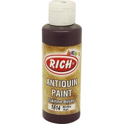 Rich Antiquing Paint Eskitme Ahşap Boyası 120 cc. 1614 Mürdüm - 1