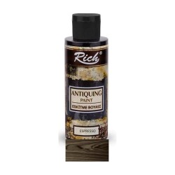 Rich Antiquing Paint Eskitme Ahşap Boyası 120 cc. Espresso - 2