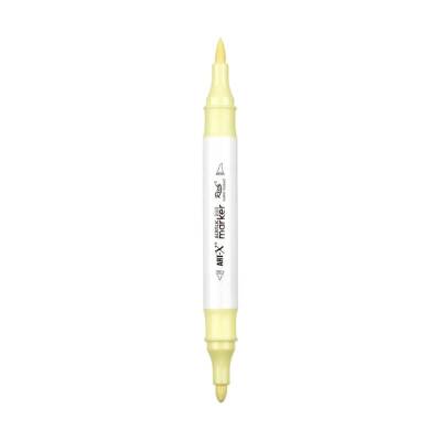 Rich Art-X Acrylic Duo Marker Çift Uçlu Su Bazlı Boyama Kalemi No:146 Işık Sarısı - 1