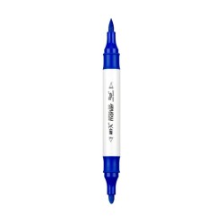 Rich Art-X Acrylic Duo Marker Çift Uçlu Su Bazlı Boyama Kalemi No:31 Mavi - 1
