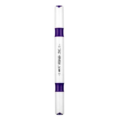 Rich Art-X Acrylic Duo Marker Çift Uçlu Su Bazlı Boyama Kalemi No:51 Mor - 2
