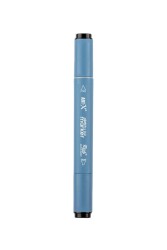 Rich Art-X Sketch Marker Duo Çift Uçlu Marker Kalem 006 Black - 3