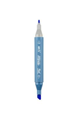 Rich Art-X Sketch Marker Duo Çift Uçlu Marker Kalem 2727 Bright Blue - 3