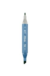 Rich Art-X Sketch Marker Duo Çift Uçlu Marker Kalem 327 Peacock Green - 3