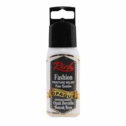 Rich Boyutlu Boncuk Boya 60 ml. 002 OPAK BEYAZ - 1