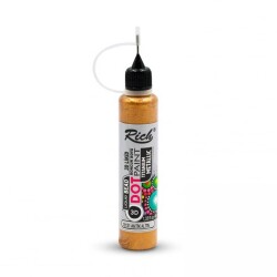 Rich Dot Paint Mandala Boyutlu Boya 40 cc METALİK ANTİK ALTIN - 1