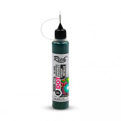 Rich Dot Paint Mandala Boyutlu Boya 40 cc METALİK ANTİK YEŞİL - 1