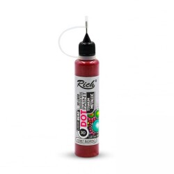 Rich Dot Paint Mandala Boyutlu Boya 40 cc METALİK BORDO - 1