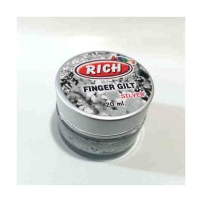 Rich Finger Wax Parmak Yaldız GÜMÜŞ - 1