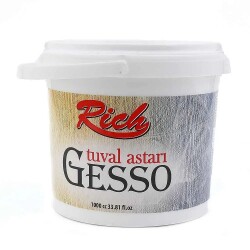 Rich Gesso Tuval Astarı Beyaz 1000 gr. - 1