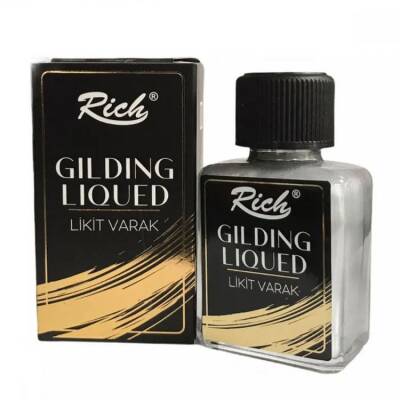 Rich Gilding Liqued Sıvı Varak 75 cc Gümüş - 1