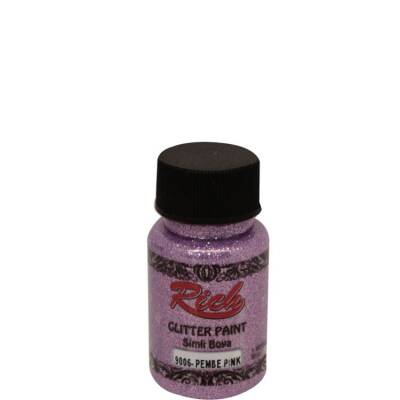 Rich Glitter Paint Simli Boya 50 cc. 9006 PEMBE - 1