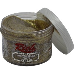 Rich Glitter (Simli) Rölyef Pasta 150 cc. ALTIN - 1