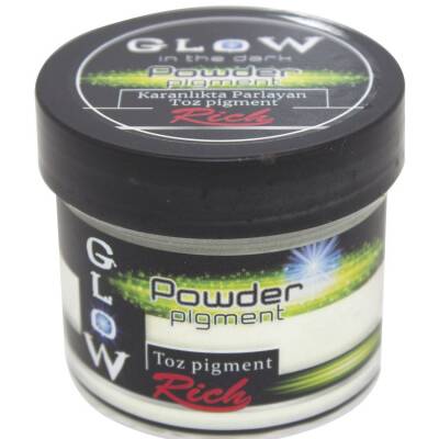 Rich Glow Powder (Karanlıkta Parlayan) Pigment 60 cc. 11374 NATUREL YEŞİL - 1