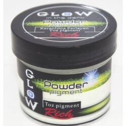 Rich Glow Powder (Karanlıkta Parlayan) Pigment 60 cc. 11375 NATUREL TURKUAZ - 1