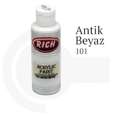 Rich Master Akrilik Boya 120 cc. 101 Antik Beyaz - 1