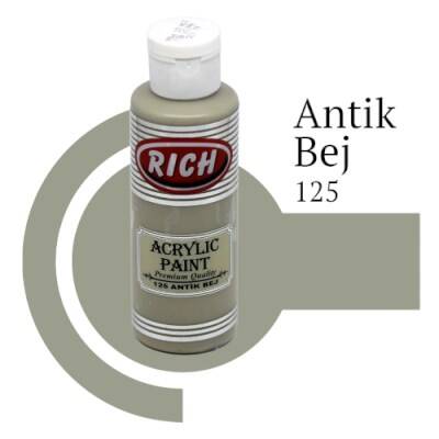 Rich Master Akrilik Boya 120 cc. 125 Antik Bej - 1