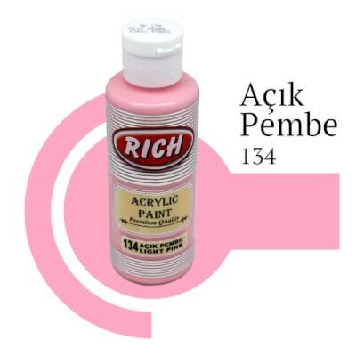 Rich Master Akrilik Boya 120 cc. 134 Açık Pembe - 1