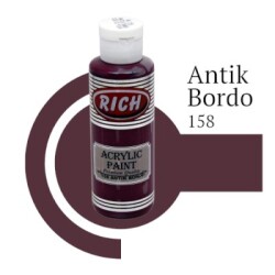 Rich Master Akrilik Boya 120 cc. 158 Antik Bordo - 1