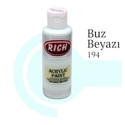 Rich Master Akrilik Boya 120 cc. 194 Buz Beyazı - 1