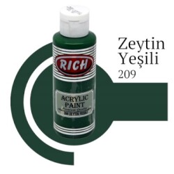 Rich Master Akrilik Boya 120 cc. 209 Zeytin Yeşili - 1