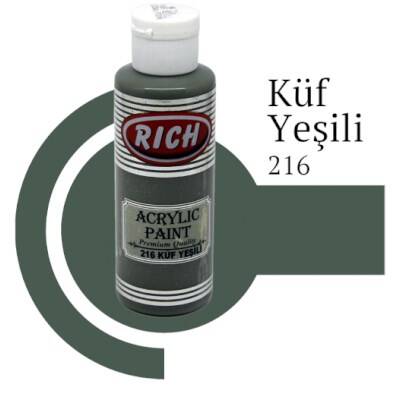 Rich Master Akrilik Boya 120 cc. 216 Küf Yeşili - 1