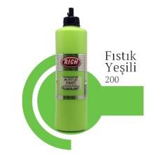 Rich Master Akrilik Boya 500 cc. 200 FISTIK YEŞİLİ - 1