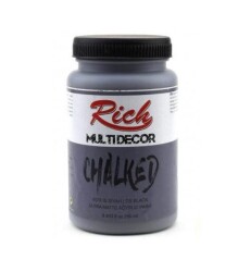 Rich Multi Decor Chalked Akrilik Boya 250 cc. 4576 İS SİYAHI - 1