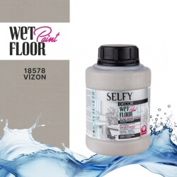 Rich Selfy Decor Islak Zemin Boyası 1250 cc VİZON (+5 Adet Katalizör) - 1